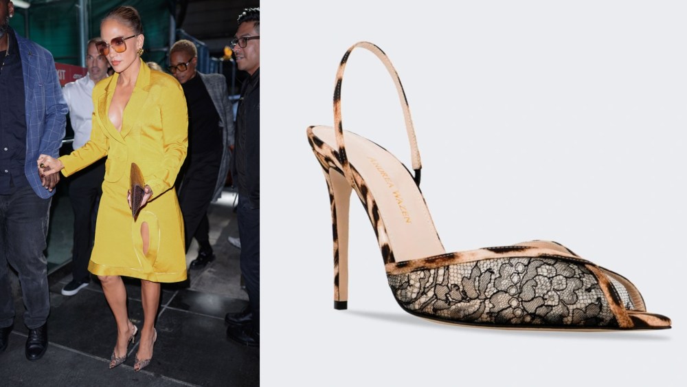 Jennifer Lopez, kiss of the spider woman andrea wazen shoes