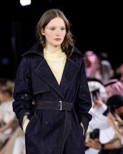 A look from Mona Alshebil Spring 2026 at Riyadh Fashion Week.