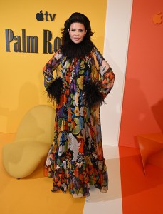 Lisa Rinna at Apple TV's "Palm Royale" Season 2 Celebration held at The Sun Rose on October 21, 2025 in West Hollywood, California.