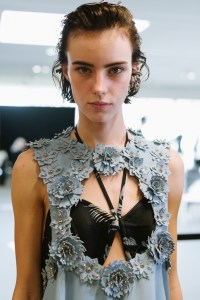 Backstage at Rabanne Spring 2026 Ready-to-Wear Collection at Paris Fashion Week