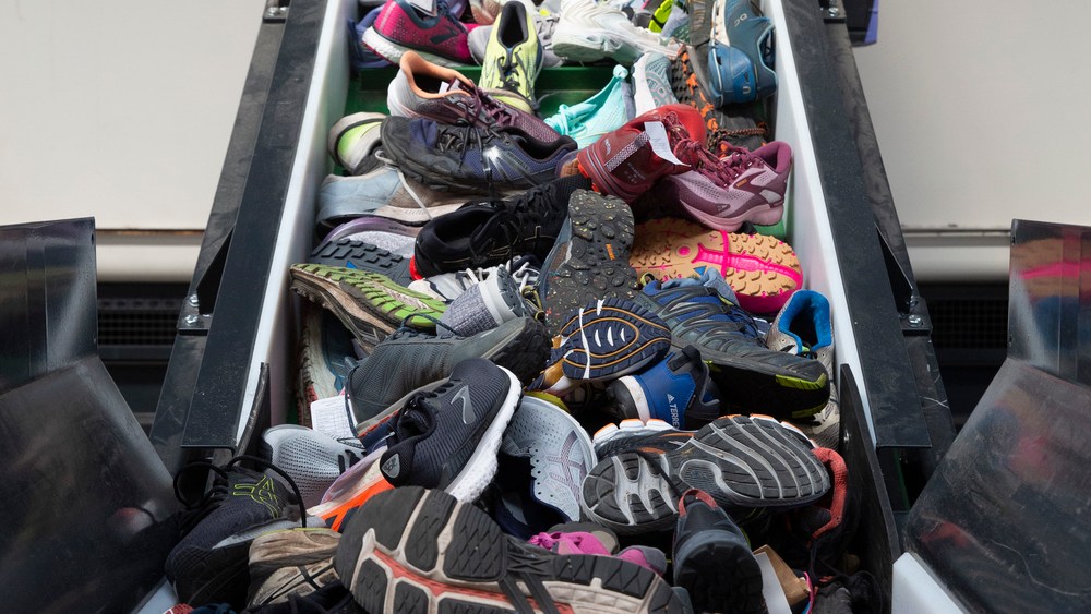 Shoe recycling