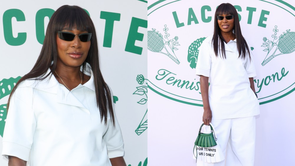 Venus Williams attends the Lacoste women's spring 2026 show as part of Paris Fashion Week on Oct. 05, 2025.