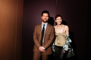 Adam Scott and Britt Lower
