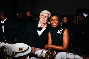 George Lucas and Mellody Hobson