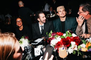 Marc Jacobs and Char Defrancesco at Chanel MOMA Film Benefit on November 12, 2025 in New York, New York.