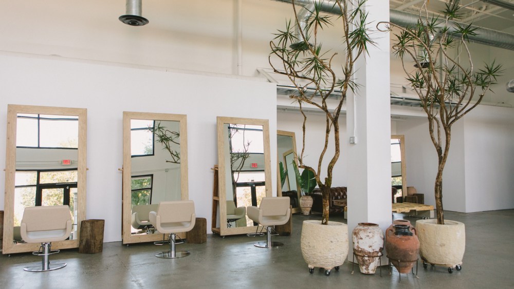 The 2,000-plus-square-foot Curly Hair Salon in Fullerton, Calif.