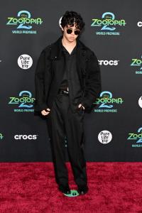 Isaac Ordonez at Disney's "Zootopia 2" Premiere held at El Capitan Theatre on November 13, 2025 in Los Angeles, California.