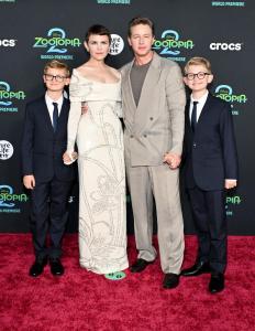 Ginnifer Goodwin and Josh Dallas at Disney's "Zootopia 2" Premiere held at El Capitan Theatre on November 13, 2025 in Los Angeles, California.