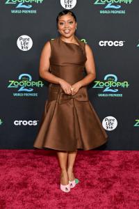 Quinta Brunson at Disney's "Zootopia 2" Premiere held at El Capitan Theatre on November 13, 2025 in Los Angeles, California.