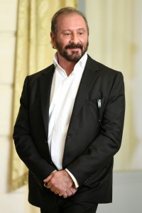 Ralph Rucci on the catwalk (Photo by Dominique Maître/WWD/Penske Media via Getty Images)