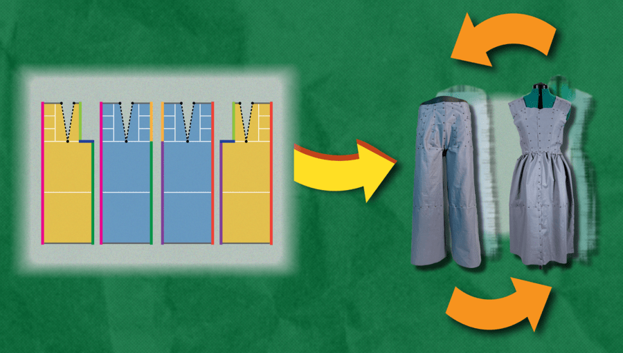 MIT and Adobe's Refashion software helps transform unwanted garments into new items.