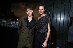 Bach Buquen and Chris Fisher at the 2025 CFDA Fashion Awards held at American Museum of Natural History on November 03, 2025 in New York, New York.