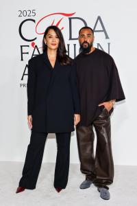 Desiree Manuel and Jerry Lorenzo at the 2025 CFDA Fashion Awards held at The American Museum of Natural History on November 03, 2025 in New York, New York.
