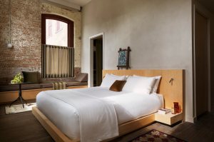 Guest room at Pocketbook Hudson