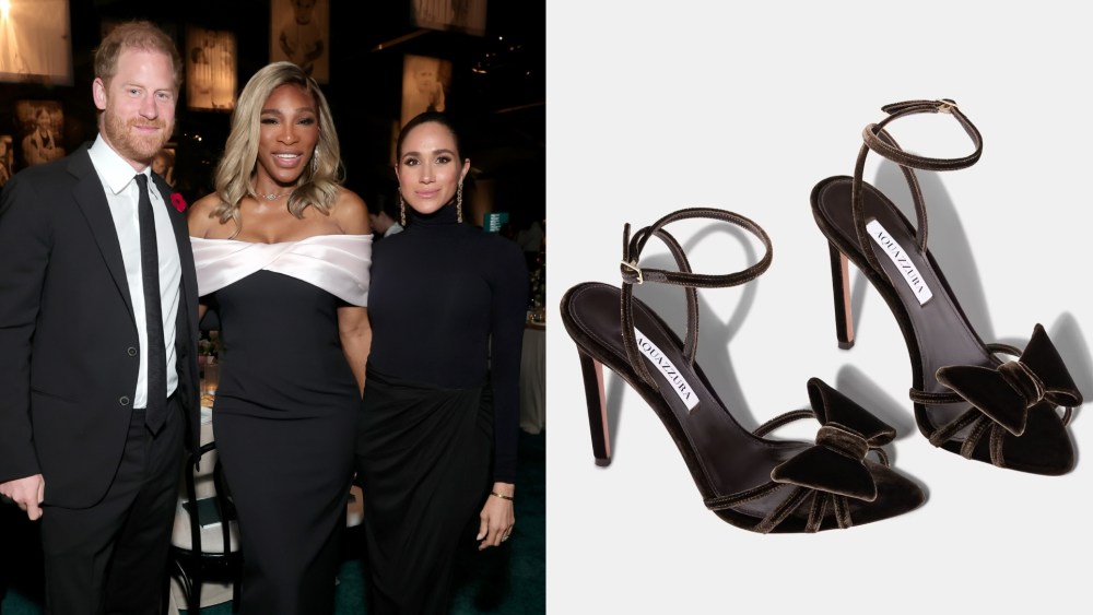 Prince Harry, Duke of Sussex, Serena Williams and Meghan, Duchess of Sussex attend the 2025 Baby2Baby Gala Presented By Paul Mitchell at Pacific Design Center on Nov. 8, 2025 in West Hollywood, California.