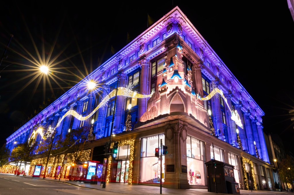 Selfridges and Disney launch "A Most Magical Christmas" with a sound and light show