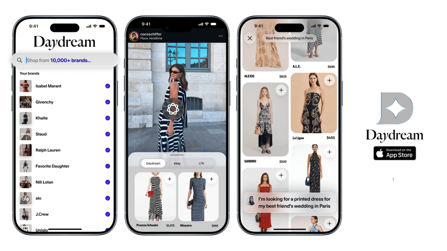 Daydream's new app leverages AI to help users shop.