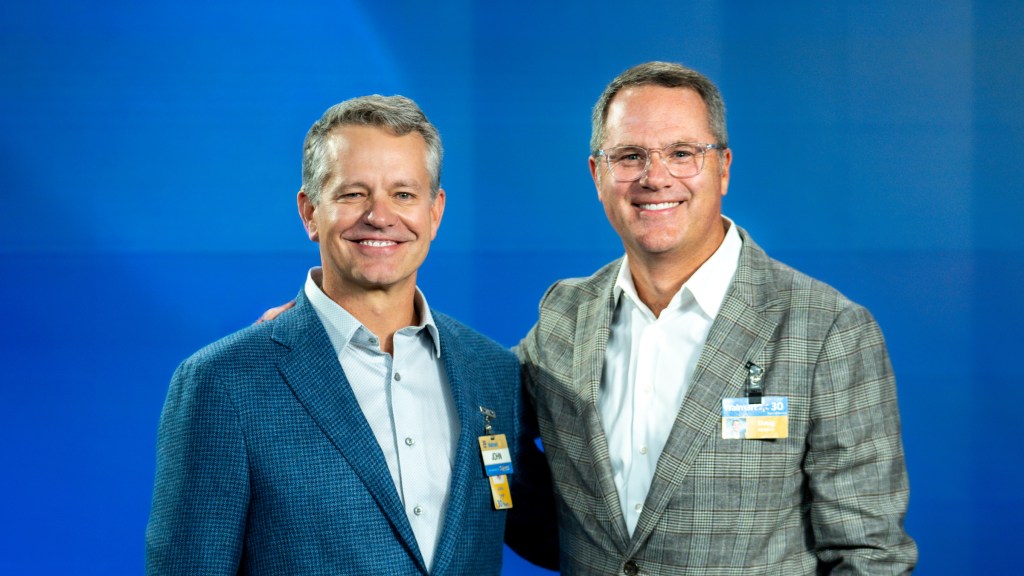 John Furner and Doug McMillon of Walmart
