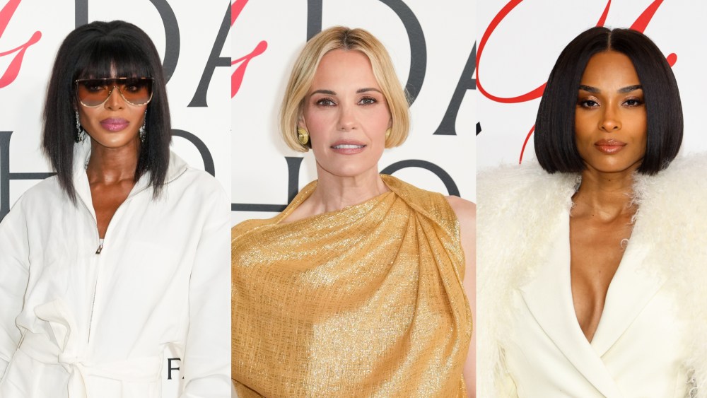 Naomi Campbell, Leslie Bibb and Ciara at the CFDA Fashion Awards 2025.