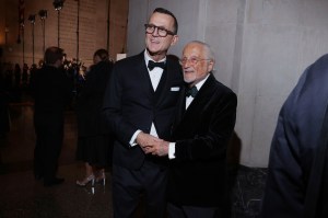 Steven Kolb and Stan Herman at the 2025 CFDA Fashion Awards held at American Museum of Natural History on November 03, 2025 in New York, New York.