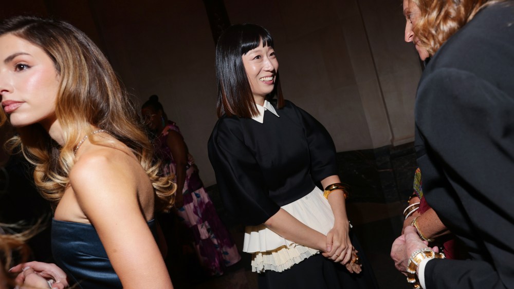 Kit Clementine Keenan and Ashlynn Park at the 2025 CFDA Fashion Awards held at American Museum of Natural History on November 03, 2025 in New York, New York.