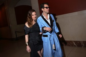 Grace Gummer and Mark Ronson at the 2025 CFDA Fashion Awards held at American Museum of Natural History on November 03, 2025 in New York, New York.