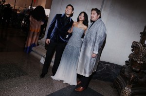 Yao King, Maitreyi Ramakrishnan and Bach Mai at the 2025 CFDA Fashion Awards held at American Museum of Natural History on November 03, 2025 in New York, New York.