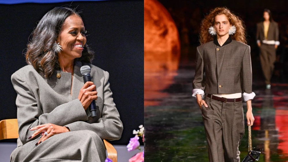 Michelle Obama wears Chanel spring 2026 ready-to-wear collection at People Inc.'s Exclusive Event in NYC.