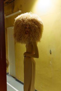 Backstage at Mugler Spring 2026 Ready-to-Wear Collection at Paris Fashion Week