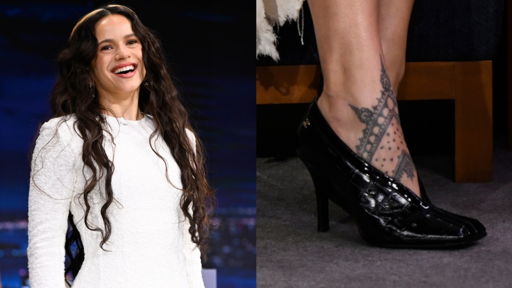 Rosalia modeled a head-to-toe Chanel spring 2026 look for a recent appearance on The Tonight Show on Sunday