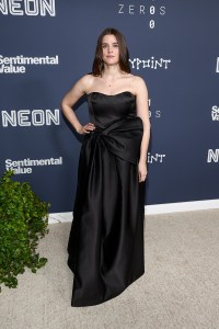 Inga Ibsdotter Lilleaas at the "Sentimental Value" Los Angeles premiere held at the DGA Theater Los Angeles, California.