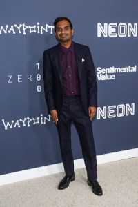 Aziz Ansari at the "Sentimental Value" Los Angeles premiere held at the DGA Theater Los Angeles, California.