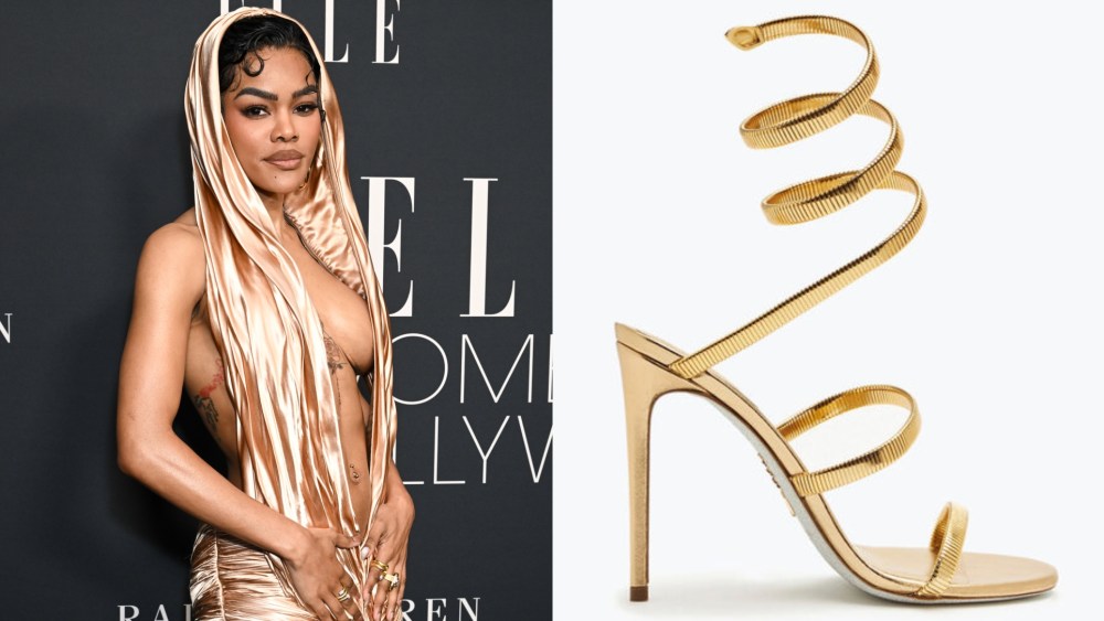 Teyana Taylor attends ELLE's 2025 Women in Hollywood Celebration on Monday in Los Angeles, California.