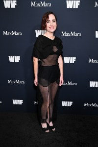 Zoe Lister-Jones at the 2025 WIF Honors held at The Beverly Hilton on November 06, 2025 in Los Angeles, California.