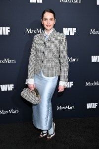 Felicity Jones at the 2025 WIF Honors held at The Beverly Hilton on November 06, 2025 in Los Angeles, California.