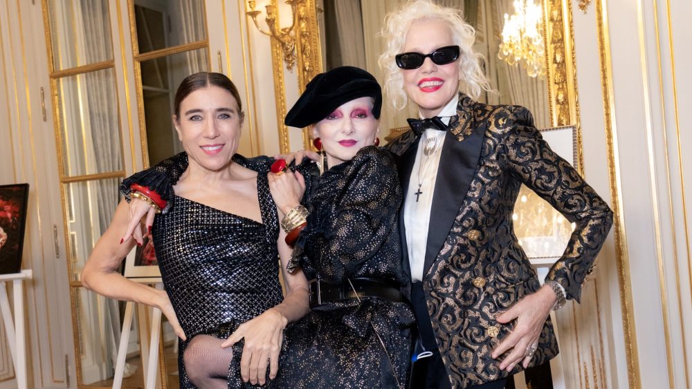 Blanca Li, Catherine Baba and Ellen von Unwerth at the Devotion Gala in Paris.