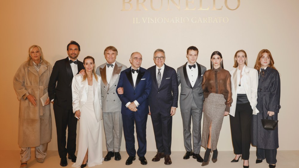 Brunello Cucinelli hosted a film premiere in Rome.