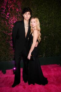 Landon Barker and Skyla Sanders at the TikTok Awards 2025 held at Hollywood Palladium on December 18, 2025 in Los Angeles, California.