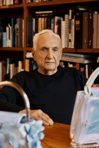 Frank Gehry photographed for WWD in Los Angeles CA in November, 2023