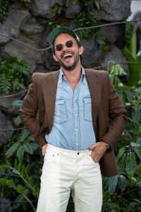 Jonathan Bailey attends the "Jurassic World Rebirth" World Premiere at the Odeon Luxe Leicester Square.