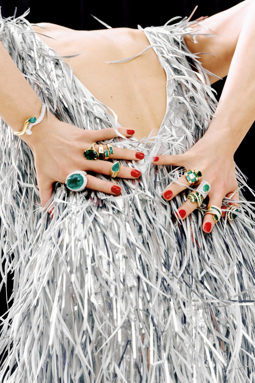 Red Carpet Accessories Shine Bright With Diamonds, Emeralds and Rubies