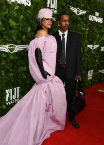 Rihanna and A$AP Rocky at the 35th Annual Gotham Film Awards held at Cipriani Wall Street on December 01, 2025 in New York, New York.