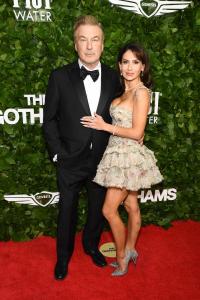 Alec Baldwin and Hilaria Baldwin at the 35th Annual Gotham Film Awards held at Cipriani Wall Street on December 01, 2025 in New York, New York.