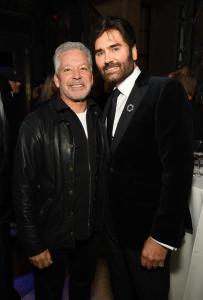 Michael Greenberg and Michael Atmore at the 2025 Footwear News Achievement Awards held at Cipriani 25 Broadway on December 03, 2025 in New York, New York.