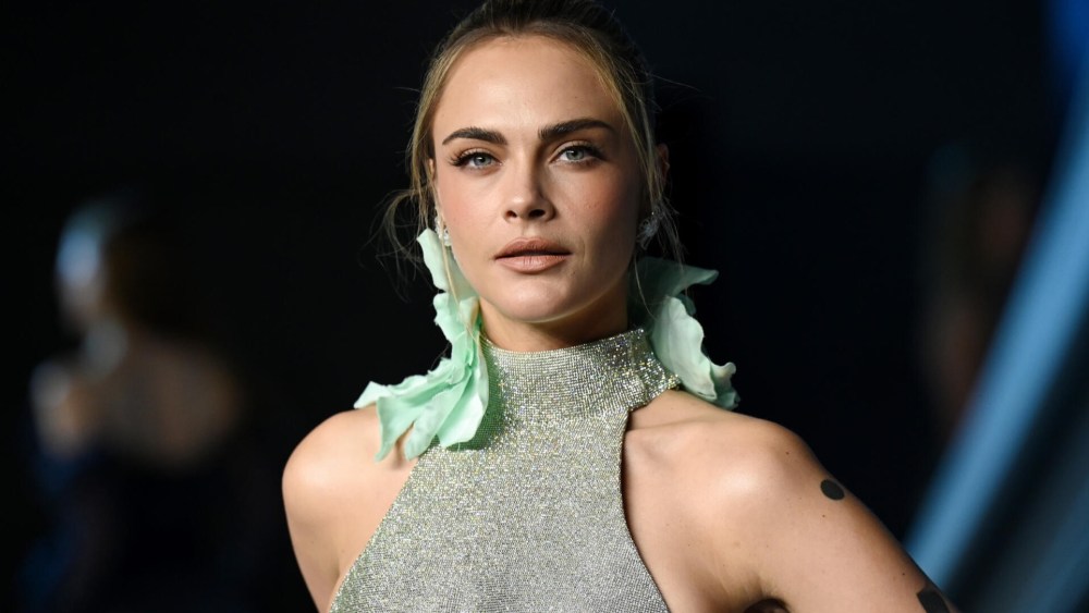 Cara Delevingne at the Academy Museum Gala.