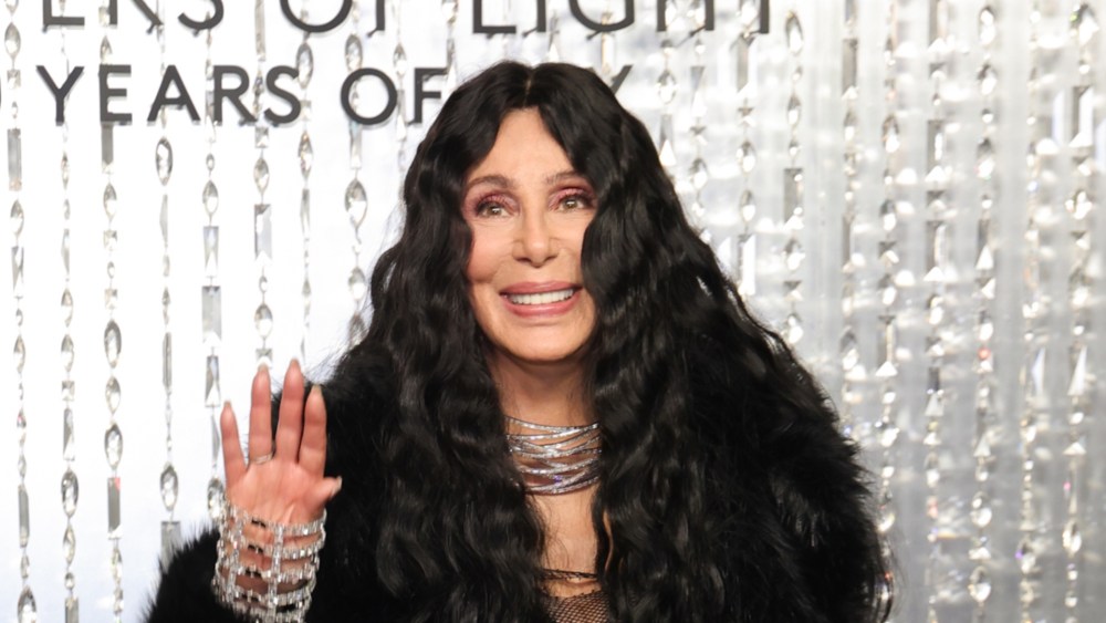 Cher at the Swarovski Masters of Light Opening Celebration.