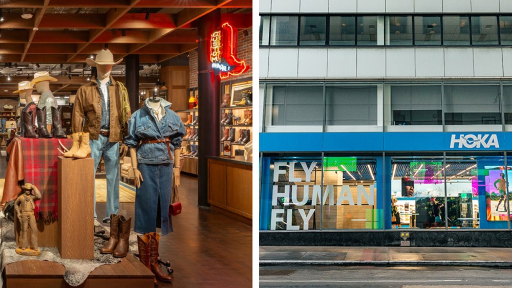Tecovas, Hoka, Brooklyn, Williamsburg, stores, retail, shoes, footwear, shoe stores