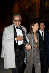 Jeff Goldbloom at the world premiere of "Brunello: The Gracious Visionary," held at Rome's Cinecittà Studios.