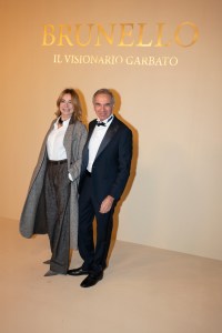 Stefania Rocca and Carlo Capasa