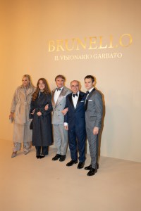 Brunello Cucinelli, Giuseppe Tornatore and Saul Nanni